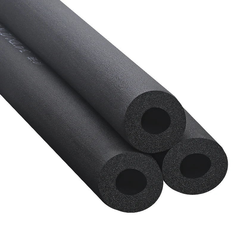 1.8M Sponge Rubber Pipe Black Waterproof Pipeline Holder Thermal Insulation Tubular Protective Sleeve Air Conditioning Fitting