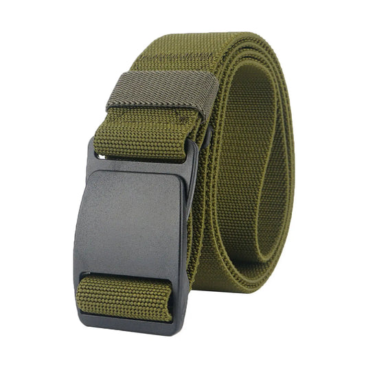 Mens Nylon Webbing Belts Outdoor Hunting Military Tactical Belt Fashion Casual Canvas High Quality Accessories Strap for Jeans